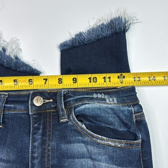 KanCan Signature Skinny Distressed Dark Wash Jeans Size 26 - Picture 7 of 11